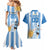 Custom Argentina Football Couples Matching Mermaid Dress and Hawaiian Shirt Go Champions 2024 - Wonder Print Shop