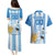 Custom Argentina Football Couples Matching Puletasi and Hawaiian Shirt Go Champions 2024 - Wonder Print Shop