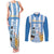 Custom Argentina Football Couples Matching Tank Maxi Dress and Long Sleeve Button Shirt Go Champions 2024 - Wonder Print Shop