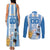 Custom Argentina Football Couples Matching Tank Maxi Dress and Long Sleeve Button Shirt Go Champions 2024 - Wonder Print Shop