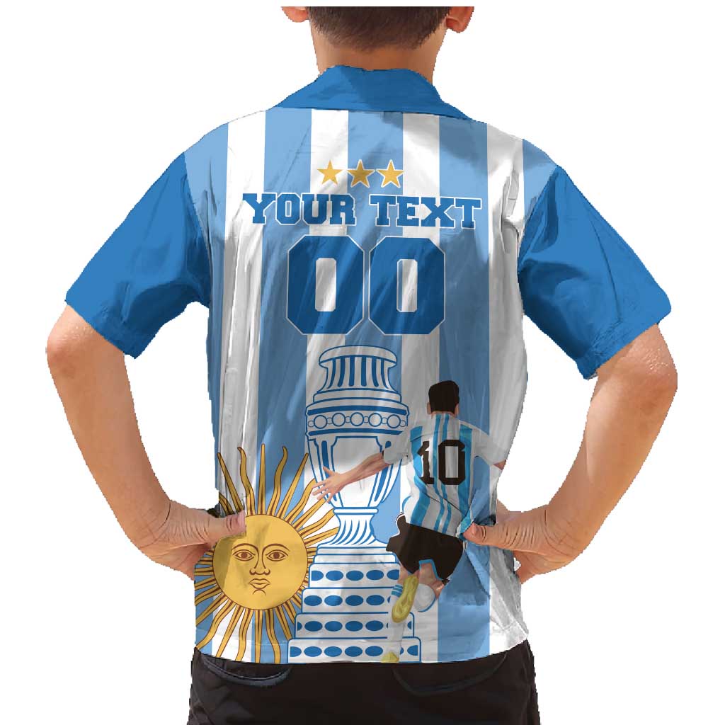 Custom Argentina Football Family Matching Mermaid Dress and Hawaiian Shirt Go Champions 2024 - Wonder Print Shop
