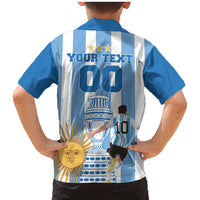 Custom Argentina Football Family Matching Mermaid Dress and Hawaiian Shirt Go Champions 2024 - Wonder Print Shop