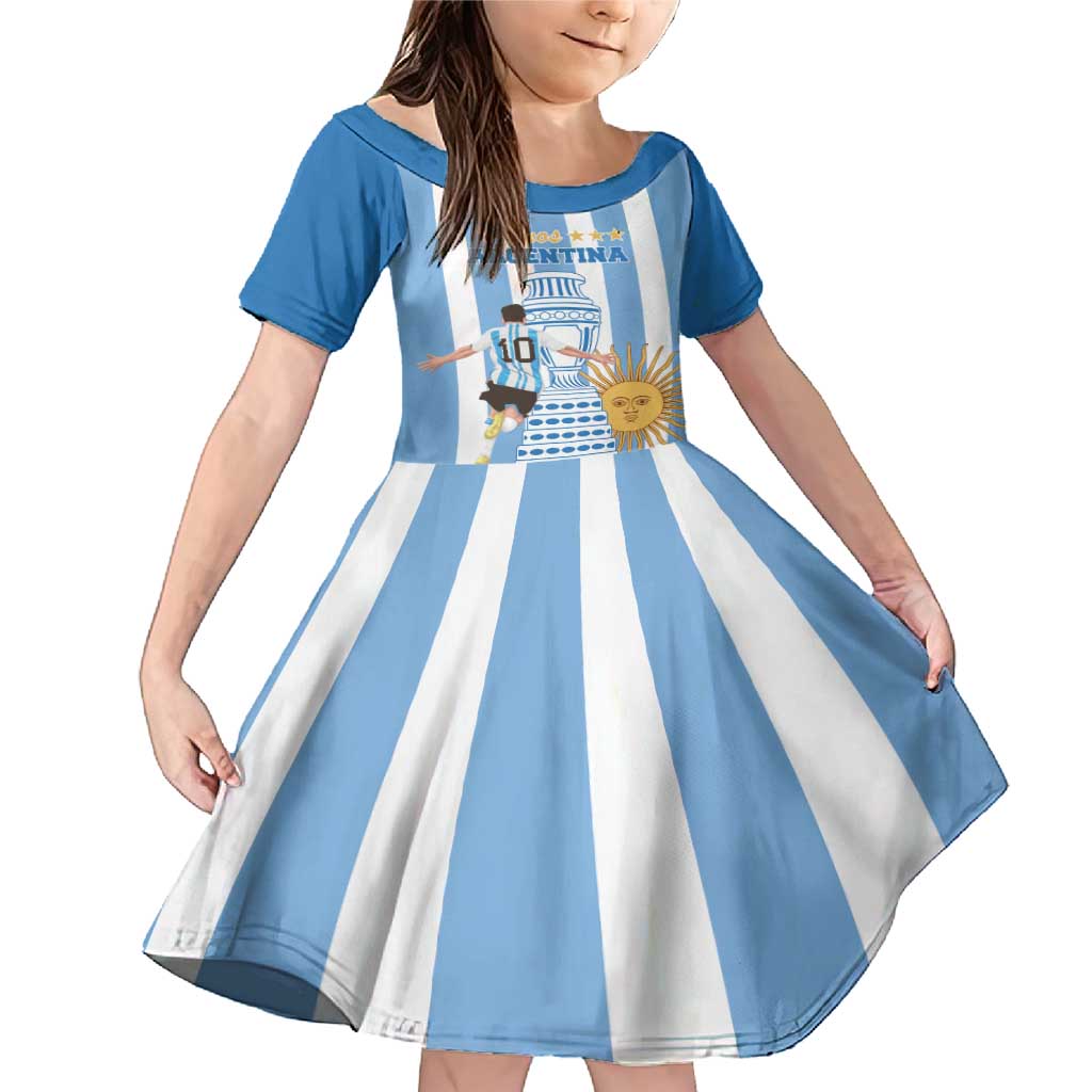 Custom Argentina Football Family Matching Mermaid Dress and Hawaiian Shirt Go Champions 2024 - Wonder Print Shop