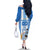 Custom Argentina Football Family Matching Off The Shoulder Long Sleeve Dress and Hawaiian Shirt Go Champions 2024 - Wonder Print Shop