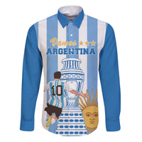 Custom Argentina Football Family Matching Puletasi and Hawaiian Shirt Go Champions 2024 - Wonder Print Shop