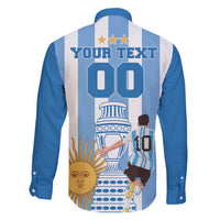 Custom Argentina Football Family Matching Puletasi and Hawaiian Shirt Go Champions 2024 - Wonder Print Shop
