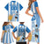 Custom Argentina Football Family Matching Short Sleeve Bodycon Dress and Hawaiian Shirt Go Champions 2024 - Wonder Print Shop