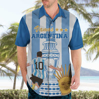 Custom Argentina Football Hawaiian Shirt Go Champions 2024 - Wonder Print Shop