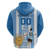 Custom Argentina Football Hoodie Go Champions 2024 - Wonder Print Shop