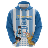 Custom Argentina Football Hoodie Go Champions 2024 - Wonder Print Shop