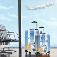 Custom Argentina Football Luggage Cover Go Champions 2024 - Wonder Print Shop