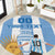 Custom Argentina Football Round Carpet Go Champions 2024