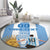 Custom Argentina Football Round Carpet Go Champions 2024