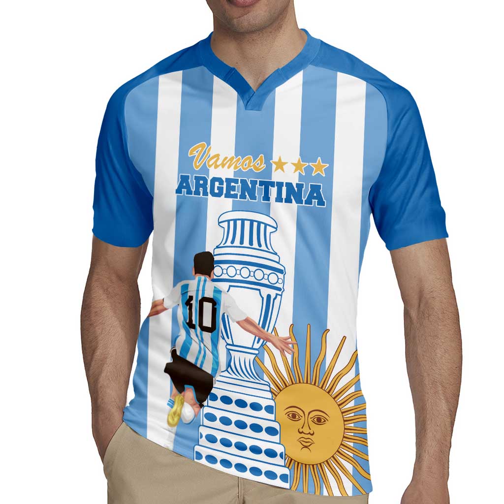 Custom Argentina Football Rugby Jersey Go Champions 2024 - Wonder Print Shop