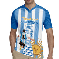Custom Argentina Football Rugby Jersey Go Champions 2024 - Wonder Print Shop