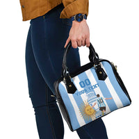 Custom Argentina Football Shoulder Handbag Go Champions 2024