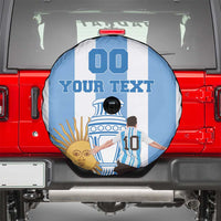 Custom Argentina Football Spare Tire Cover Go Champions 2024 - Wonder Print Shop