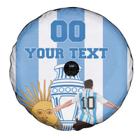 Custom Argentina Football Spare Tire Cover Go Champions 2024 - Wonder Print Shop
