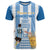 Custom Argentina Football T Shirt Go Champions 2024 - Wonder Print Shop