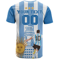 Custom Argentina Football T Shirt Go Champions 2024 - Wonder Print Shop