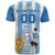 Custom Argentina Football T Shirt Go Champions 2024 - Wonder Print Shop