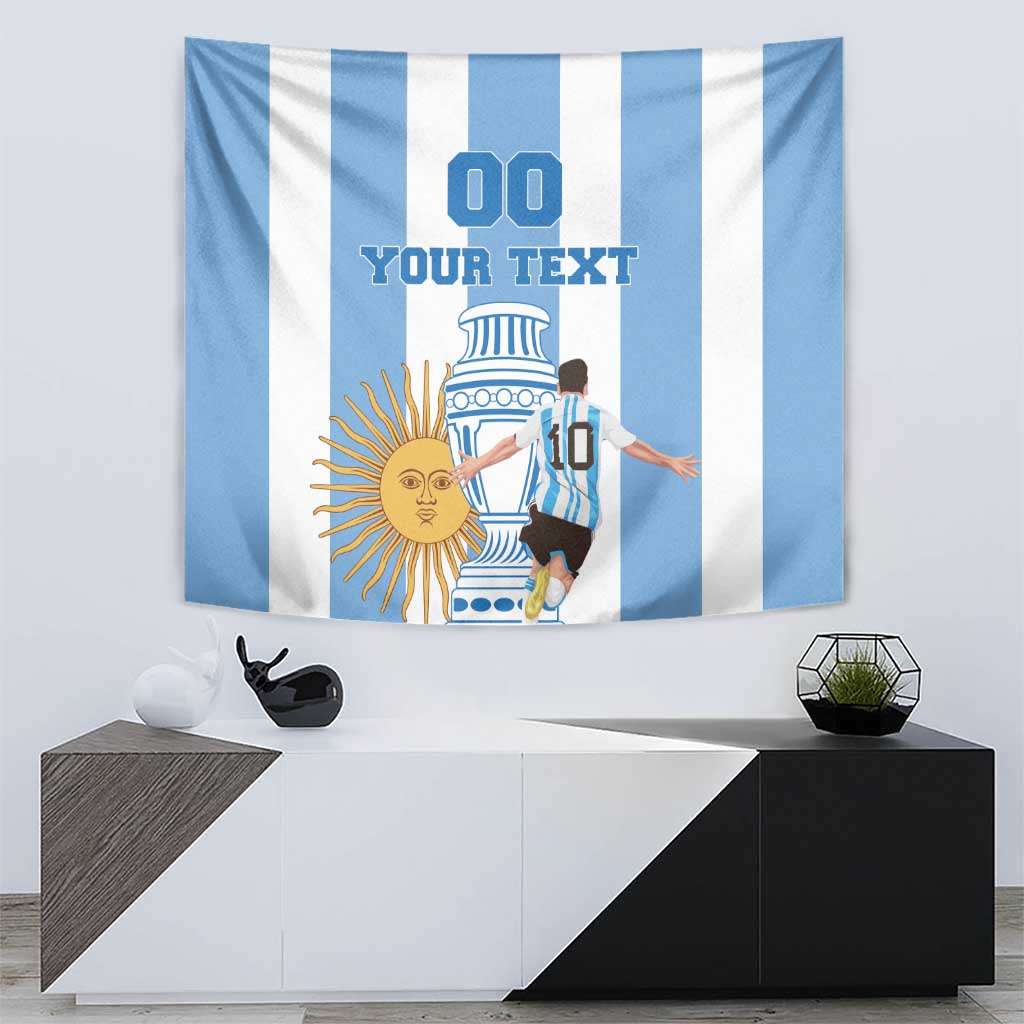Custom Argentina Football Tapestry Go Champions 2024 - Wonder Print Shop