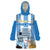 Custom Argentina Football Wearable Blanket Hoodie Go Champions 2024 - Wonder Print Shop