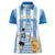 Custom Argentina Football Women Polo Shirt Go Champions 2024 - Wonder Print Shop