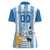 Custom Argentina Football Women Polo Shirt Go Champions 2024 - Wonder Print Shop