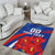 Custom Chile Lapageria Area Rug With Grunge Style - Wonder Print Shop