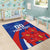 Custom Chile Lapageria Area Rug With Grunge Style - Wonder Print Shop