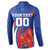 Custom Chile Lapageria Button Sweatshirt With Grunge Style - Wonder Print Shop