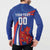 Custom Chile Lapageria Button Sweatshirt With Grunge Style - Wonder Print Shop