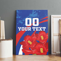 Custom Chile Lapageria Canvas Wall Art With Grunge Style - Wonder Print Shop