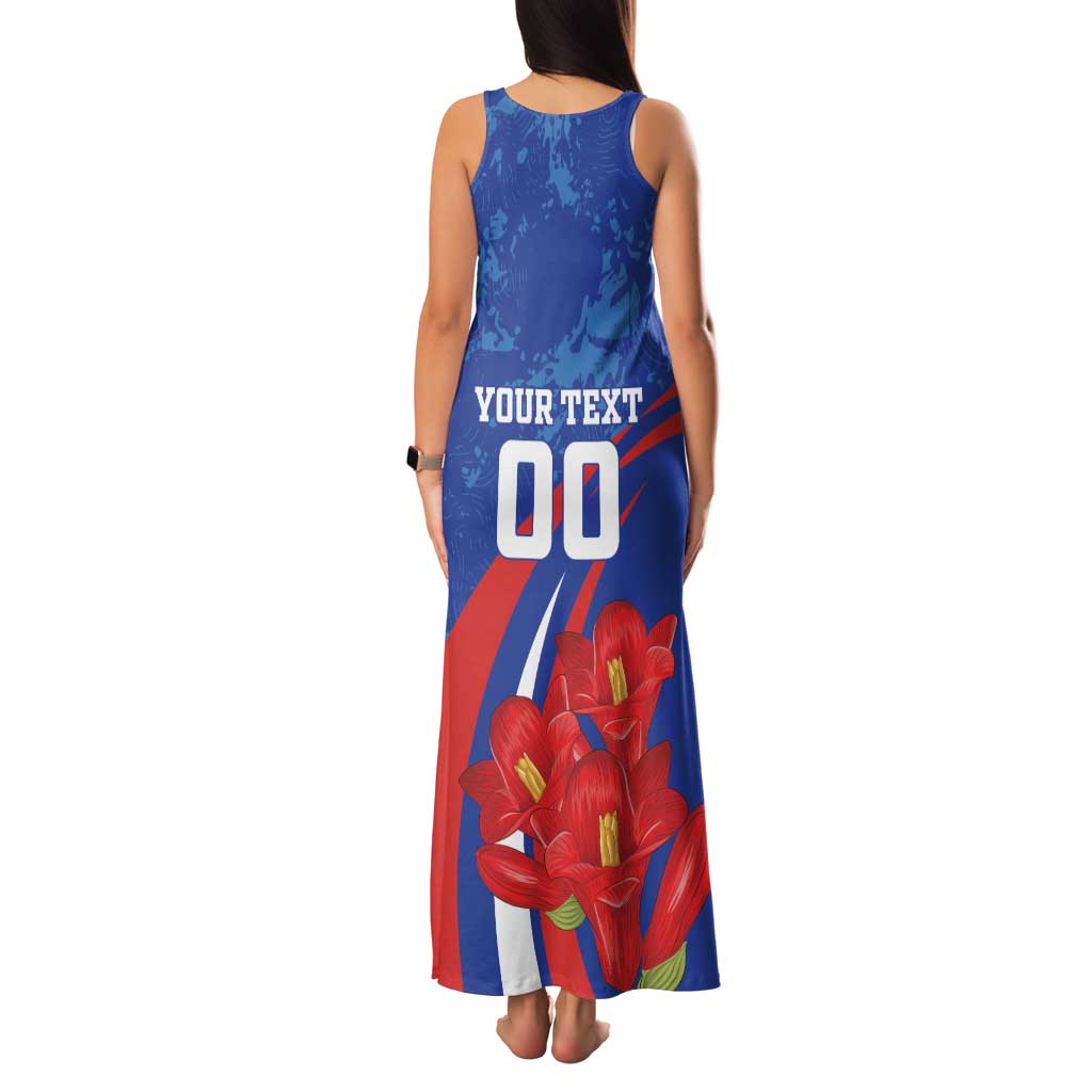 Custom Chile Lapageria Family Matching Tank Maxi Dress and Hawaiian Shirt With Grunge Style - Wonder Print Shop