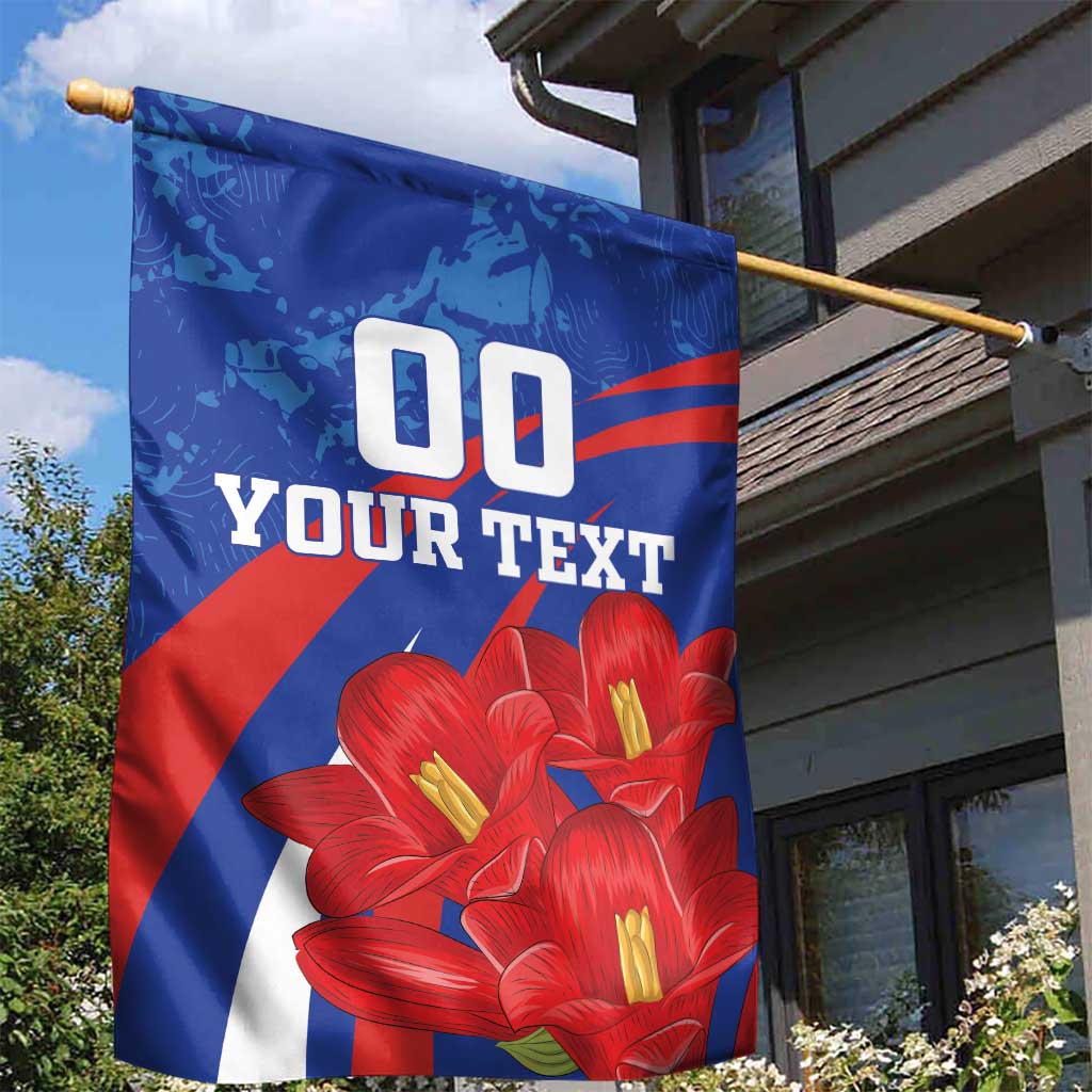 Custom Chile Lapageria Garden Flag With Grunge Style - Wonder Print Shop