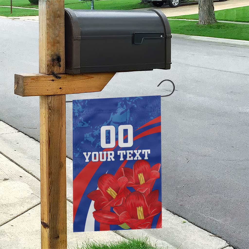 Custom Chile Lapageria Garden Flag With Grunge Style - Wonder Print Shop