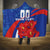 Custom Chile Lapageria Hooded Blanket With Grunge Style