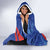 Custom Chile Lapageria Hooded Blanket With Grunge Style