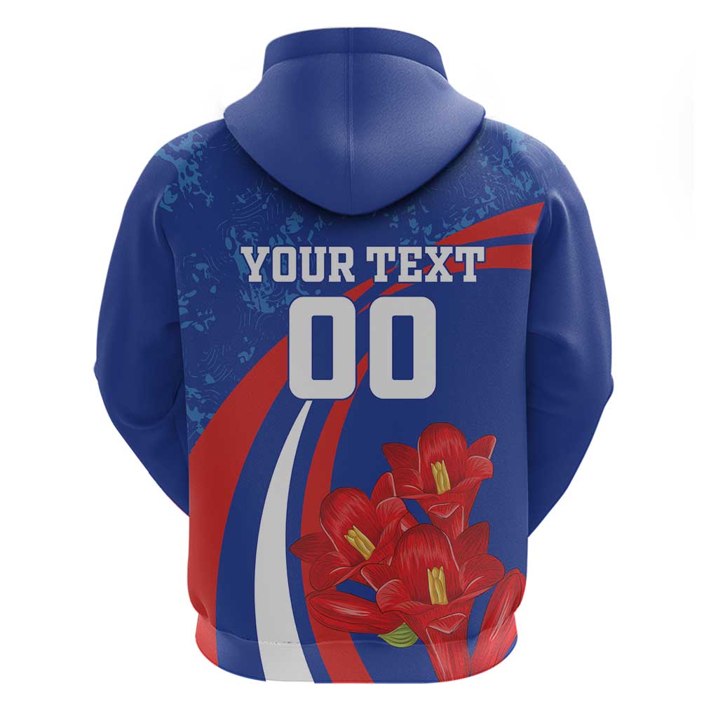 Custom Chile Lapageria Hoodie With Grunge Style - Wonder Print Shop