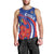 Custom Chile Lapageria Men Tank Top With Grunge Style - Wonder Print Shop