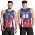 Custom Chile Lapageria Men Tank Top With Grunge Style - Wonder Print Shop
