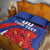Custom Chile Lapageria Quilt Bed Set With Grunge Style - Wonder Print Shop