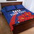 Custom Chile Lapageria Quilt Bed Set With Grunge Style - Wonder Print Shop