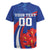 Custom Chile Lapageria Rugby Jersey With Grunge Style - Wonder Print Shop
