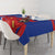 Custom Chile Lapageria Tablecloth With Grunge Style - Wonder Print Shop