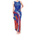 Custom Chile Lapageria Tank Maxi Dress With Grunge Style - Wonder Print Shop