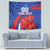 Custom Chile Lapageria Tapestry With Grunge Style - Wonder Print Shop