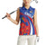 Custom Chile Lapageria Women Sleeveless Polo Shirt With Grunge Style - Wonder Print Shop