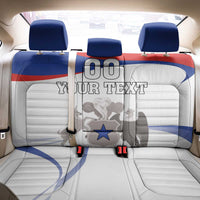 Custom Fiestas Patrias Chile Back Car Seat Cover Coat Of Arms - Wonder Print Shop